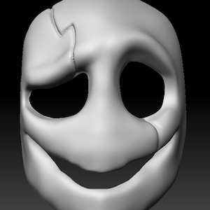 Gaster Mask Printable File: stl