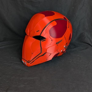 Mecha Red Helmet