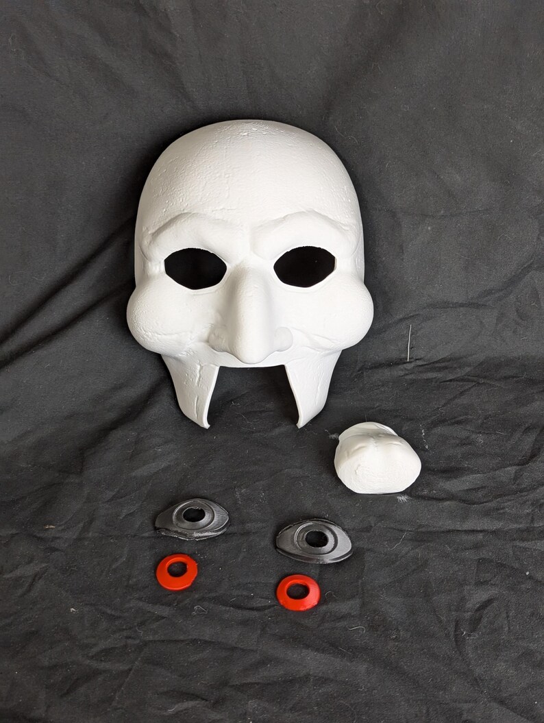 Socket Mask Articulated Puzzle 3D Printed Mask - Etsy