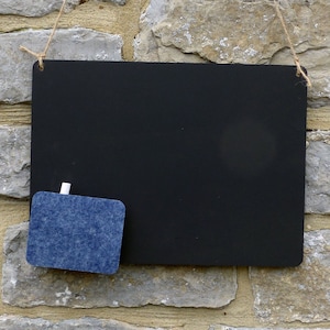 Krijt Blackboard rechthoek vorm voor memo's notities en home decor