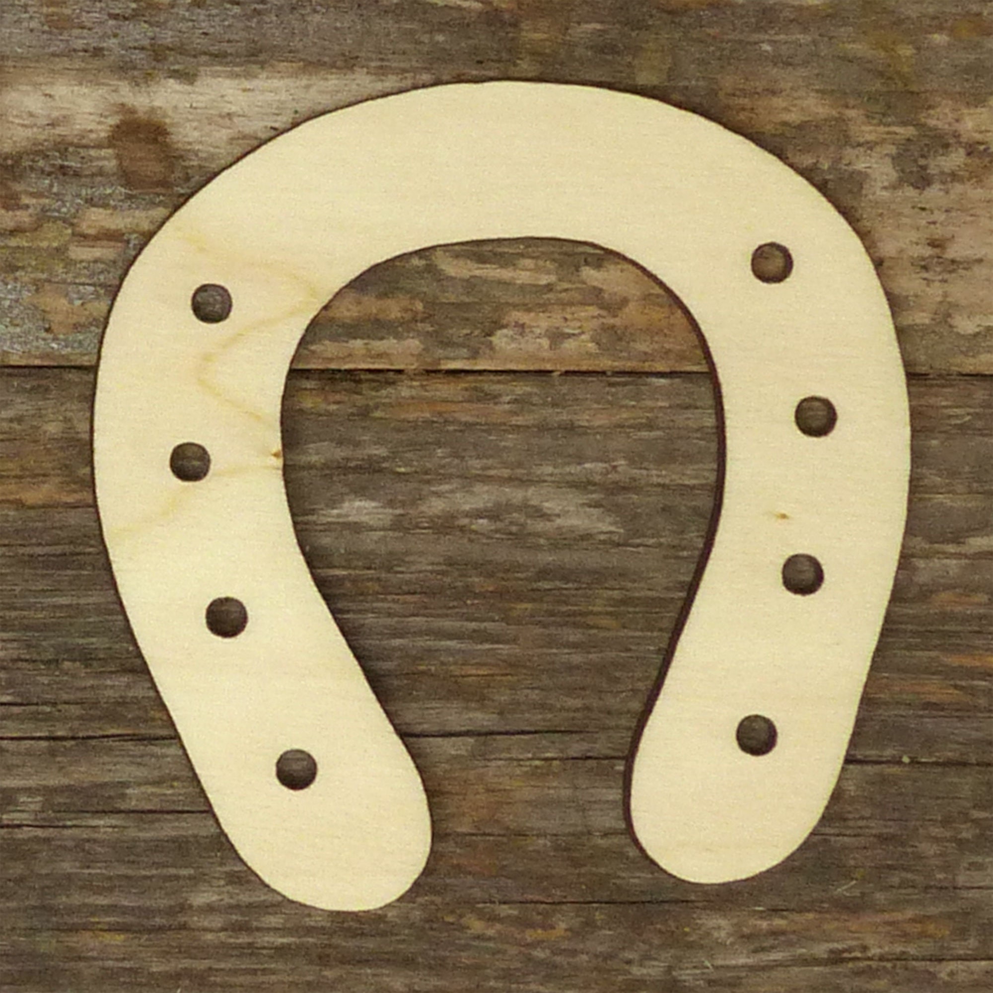 Monograma de herradura de 18 pulgadas W, monograma en forma de herradura de  madera sin terminar. Para tu decoración de bricolaje, como decoración de