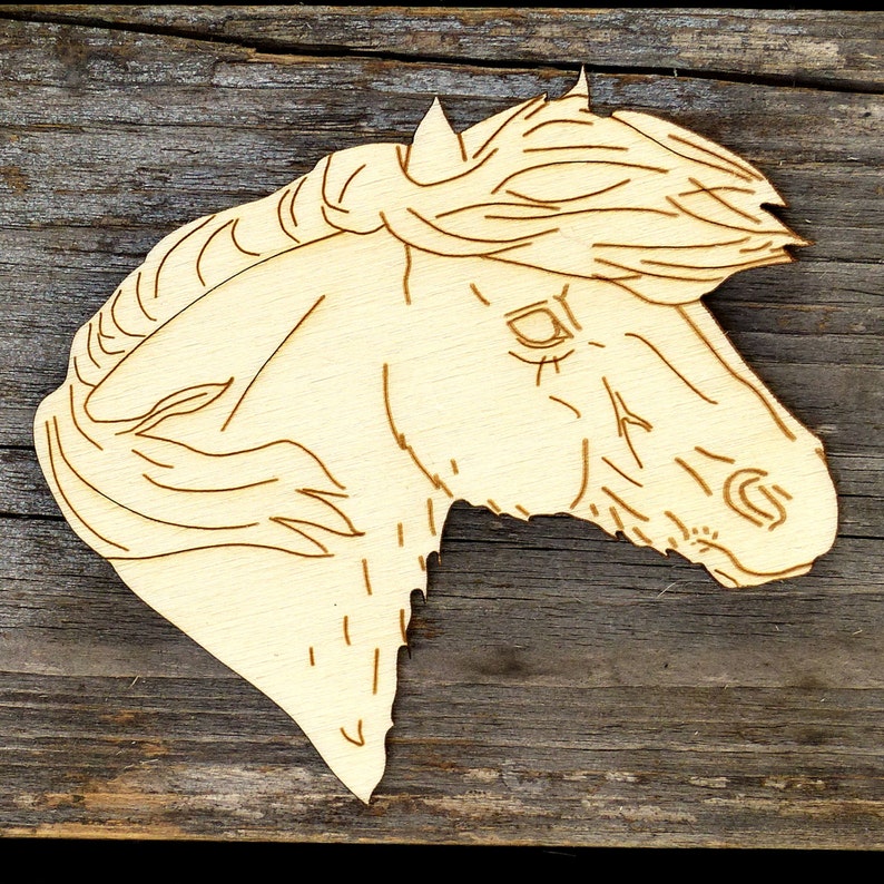 Shetland-Pony Holzformen 10er Set - 3mm Sperrholz Zum Basteln