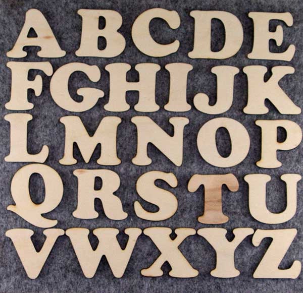 Cooper Black Font Alphabet 3mm Plywood Capital Letters AZ 26 Etsy UK