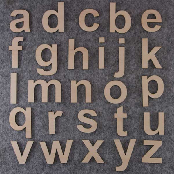 Arial black wooden letters - Etsy Nederland