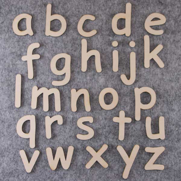Cardboard Letters and Numbers. Alphabet. Set of 26 Letters 10