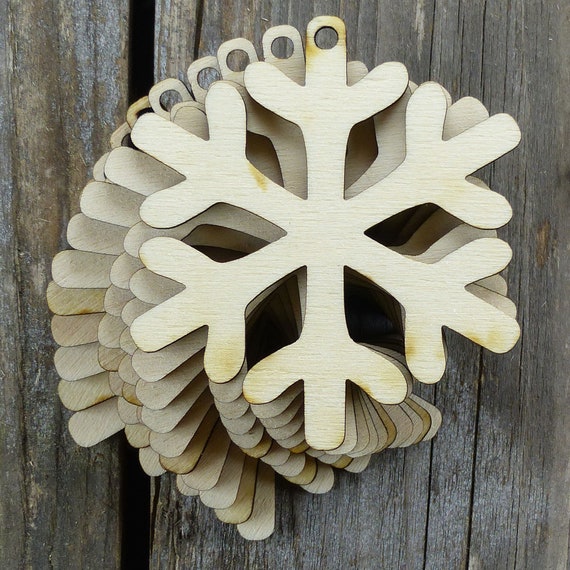 Wood Snowflake - Style A