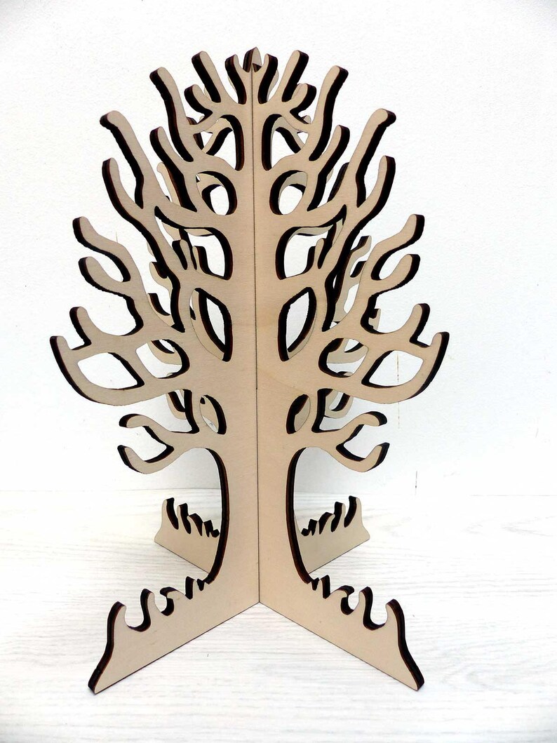 Laser Cut Slot Together Tree Simple Craft Shapes 6mm Birch Etsy Australia