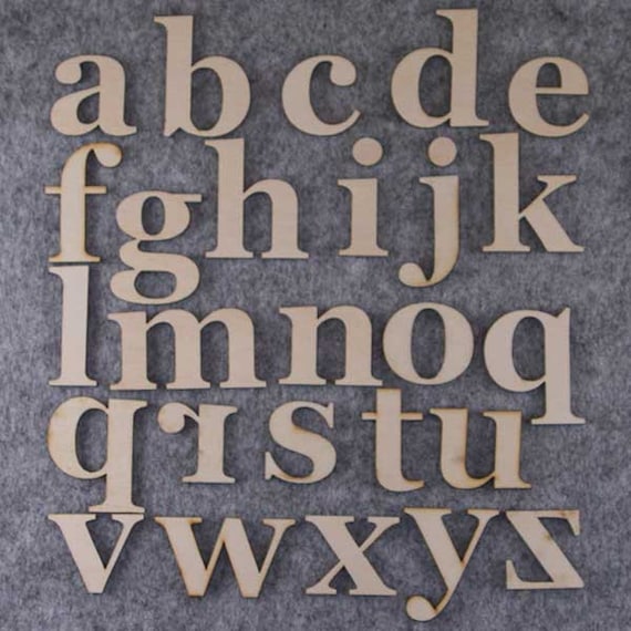 Georgia Font Alphabet Set 3mm or 6mm Plywood Lower Case | Etsy