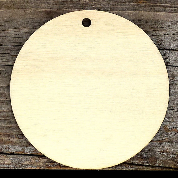 10x Wooden Plain Round Circles Craft Shapes 3mm Plywood 