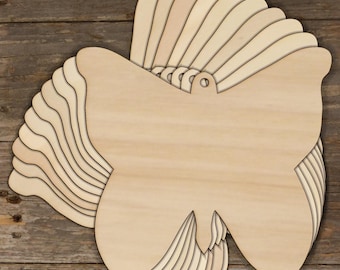 10x Wooden Simple Butterfly Craft Shape in 3mm Ply Style A Insect and Wildlife