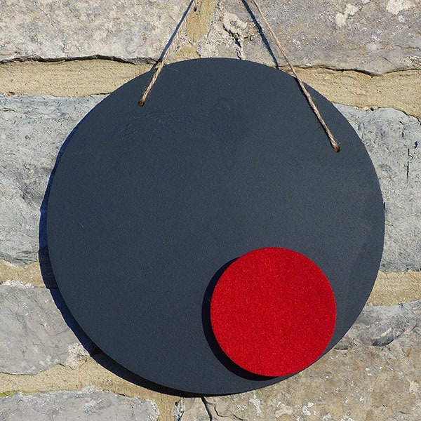 Chalk Blackboard Circle Shape for Memos Notes & Home Decor