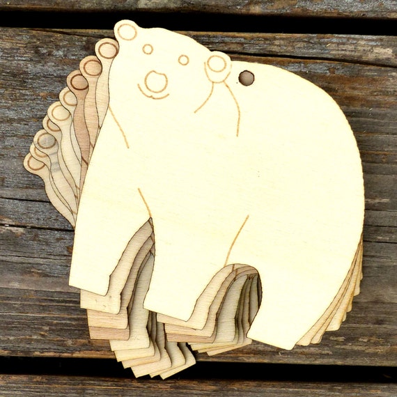 10x Wooden Dinosaur Mix Set Comic Style Craft Shapes 3mm Plywood