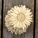 10x Wooden Sunflower Flower Head Craft Shape 3mm Ply Plants Garden Nature 