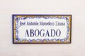 Old Spanish House number , signs for home, personalized tile, ceramic house sign, hand painted tile, house name sign, adress plaque, product logo