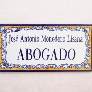 Classic Smooth Spanish Style Address Numbers