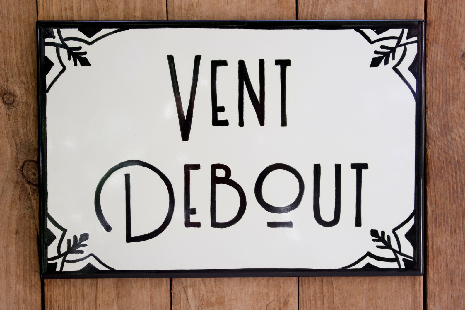 Black House Sign, Spanish Ceramic House Number, Custom Sign, House