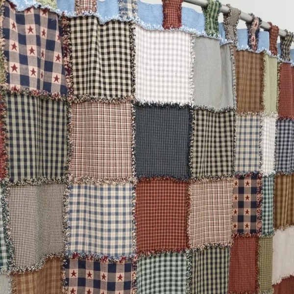 Rustic Shower Curtain Etsy