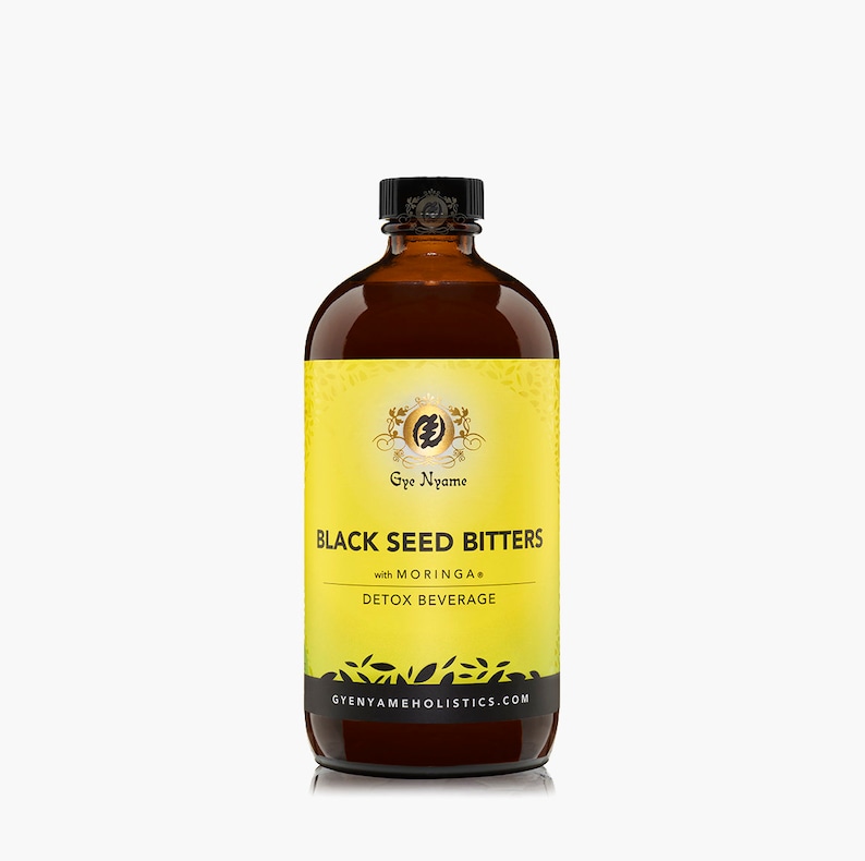 Gye Nyame Black Seed Bitters with Moringa 16 fl oz