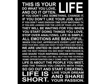 This Is Your Life Etsy