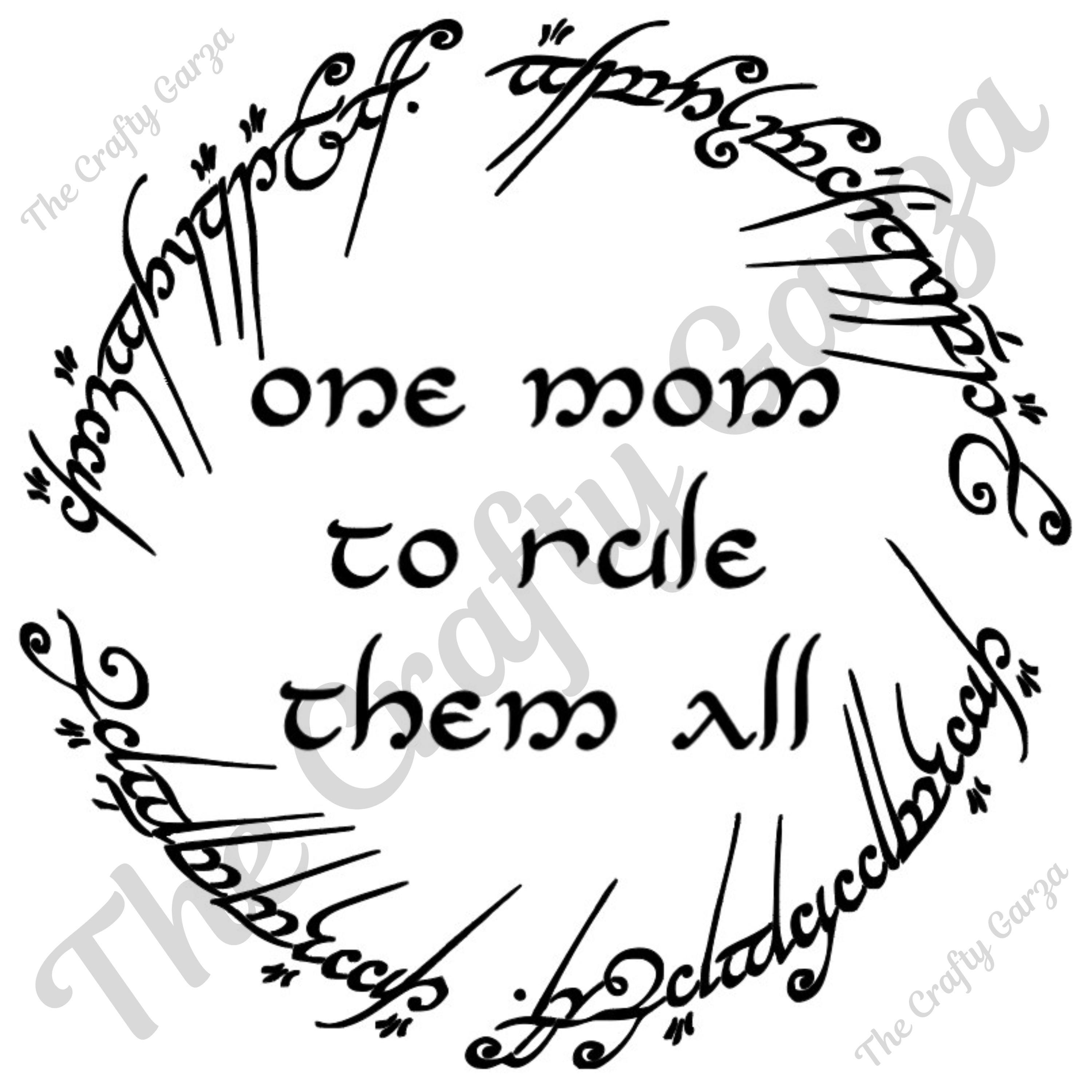 21 Rings Inscriptions The One Ring Inscription Png