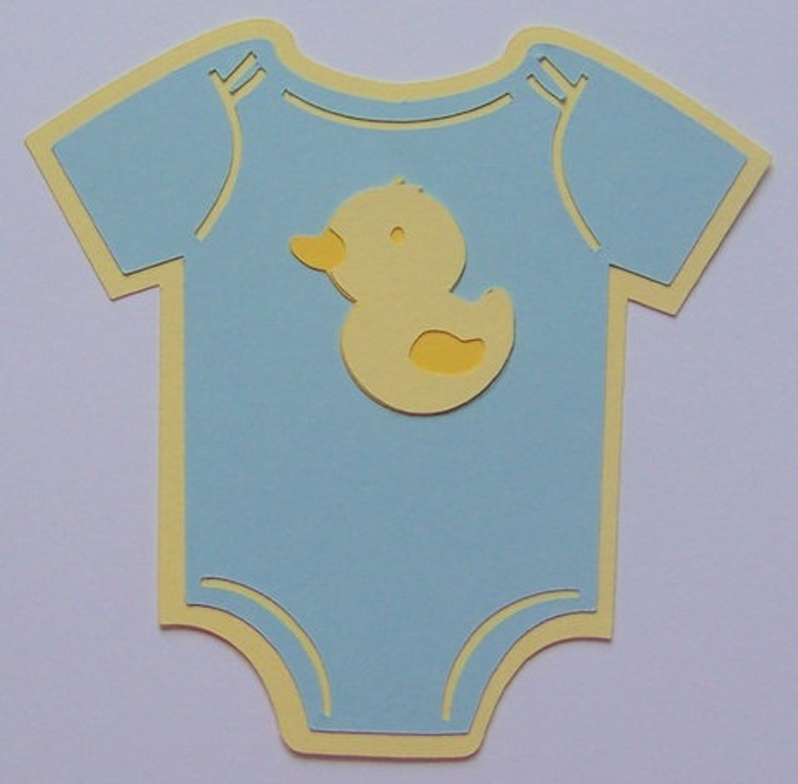 Baby boy or girl onesie die cut Etsy