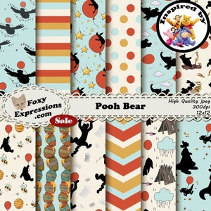 Pooh Bear inspired by Winnie the Pooh and Friends. Designs include Pooh, Piglet, Tigger, Kanga and Roo, Eeyore, Rabbit, Owl, Lumpy & Hunny
