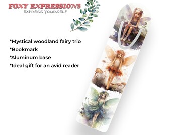 Woodland Fairy Trio Bookmark