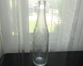 WWII 1940 39 s Pepsi Duraglas DES. PAT. 120 277 14A 42 3 2 Owen Illinois Embossed Glass Bottle