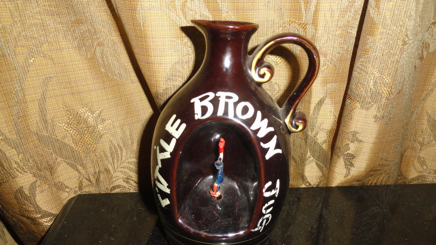 Vintage 1960's Retro APEX QUALITY JAPAN Little Brown Jug Windup