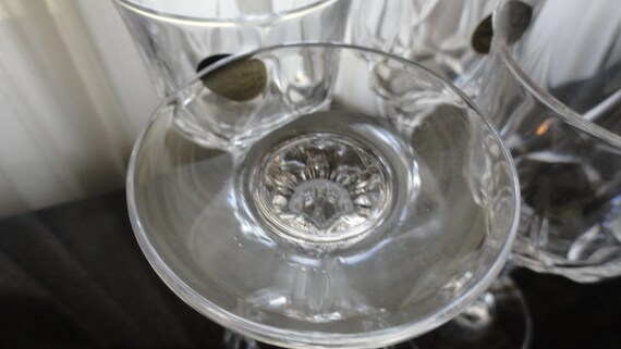 Mid Century Cristal D'arques France Genuine Lead Crystal Set of 4