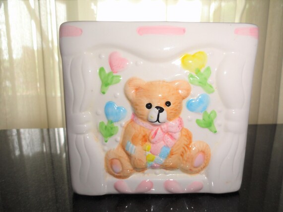 Edible Arrangements Baby Block Teddy Bear With Letters, Flowers 