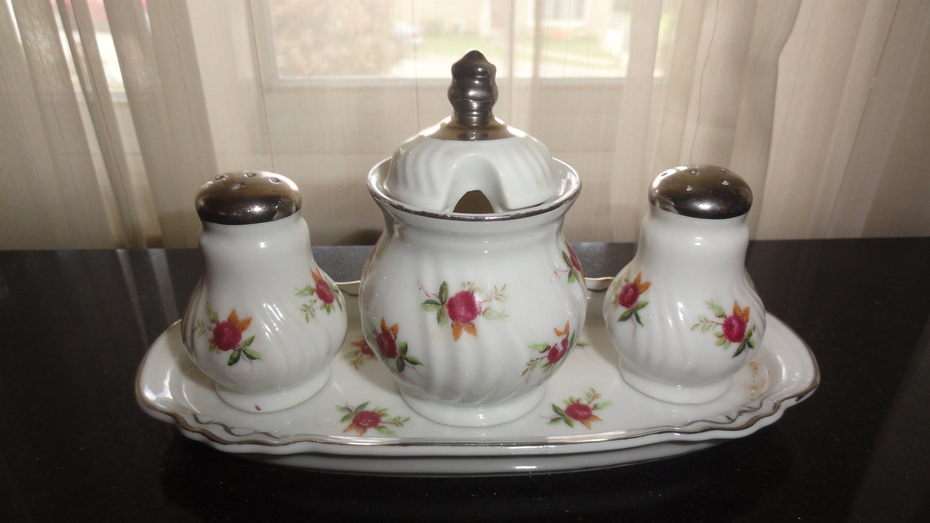 Mid Century Viceroy China Japan Porcelain Mauve Rose Salt & Etsy