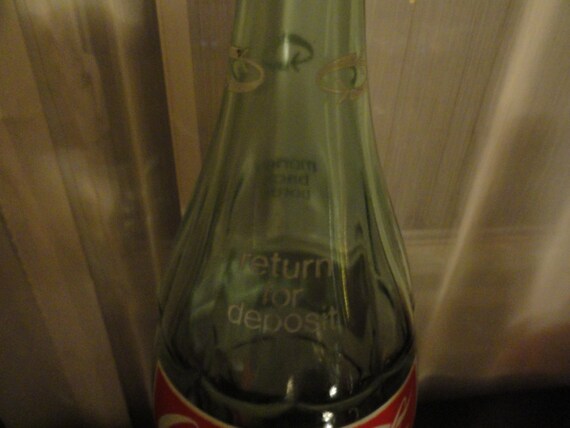 1972 COKE Coca Cola 32 Fluid Ounces Contour Design Bottle - Etsy 日本
