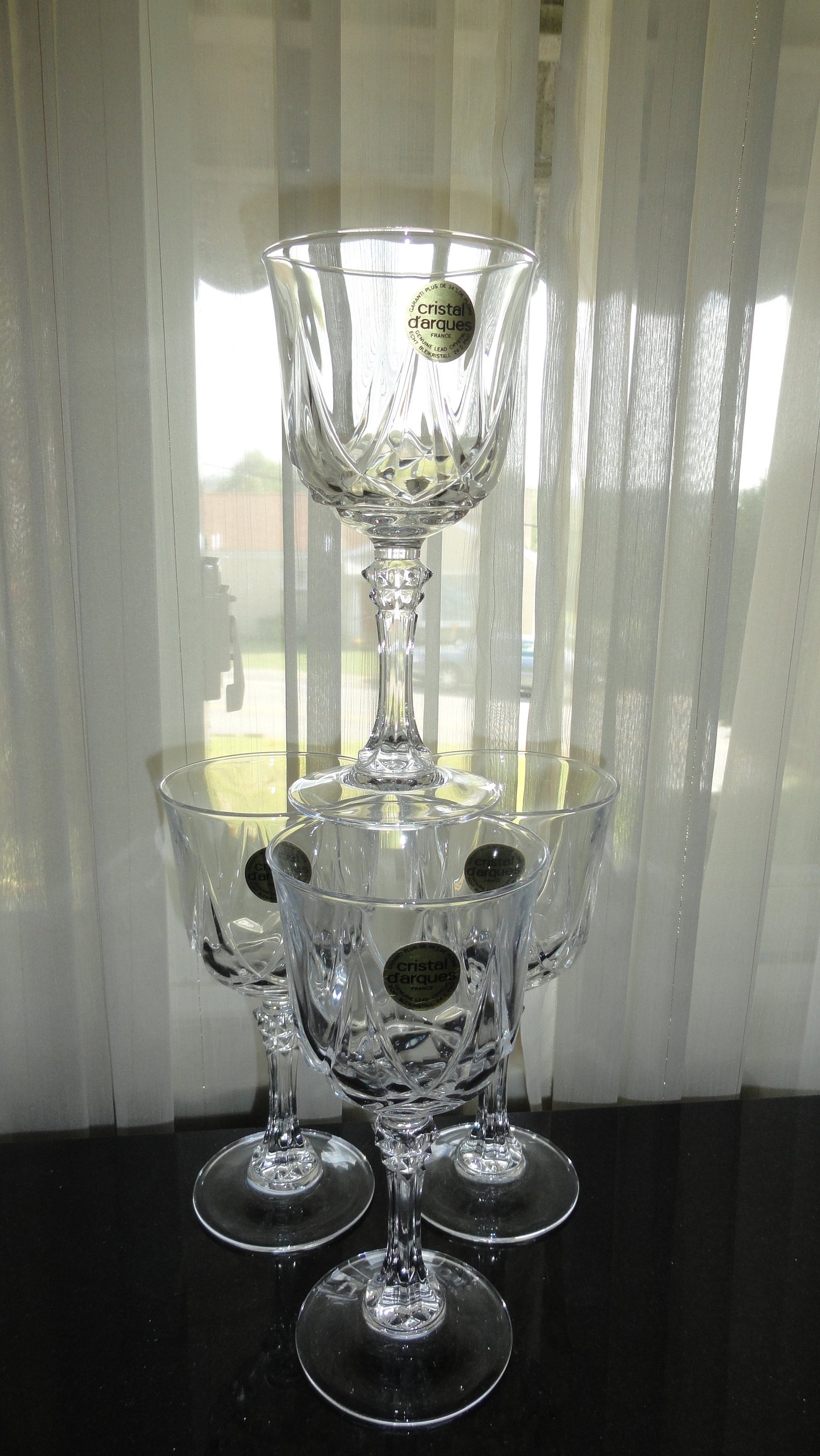 Cristal d'Arques - 8 flûtes à champagne en verre 21 cl Intense