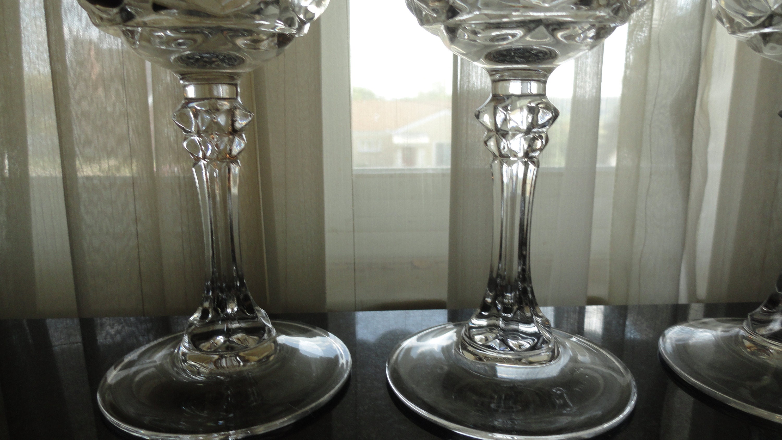 Mid Century Cristal D'arques France Genuine Lead Crystal Set of 4