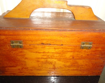 Shoe Shine/boot Cleaning Box. Rustic Wooden Storage Box. Ideal for
