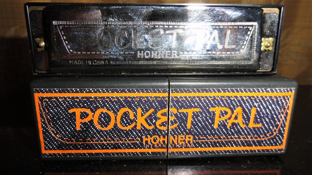 Vintage 1970's Vintage Hohner International Harmonica Pocket Pal 10