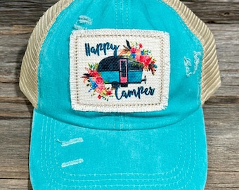 Happy Camper Women’s Crisscross Hat