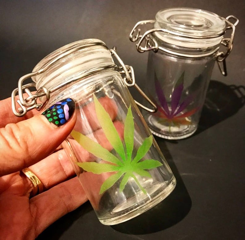 Stash Jars for all of your goodies Secret Stash Blown Glass Etsy