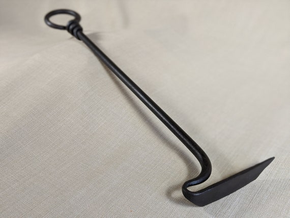 Wrap Handled Fire Rake a Versatile and Elegant Handmade Fire Tool