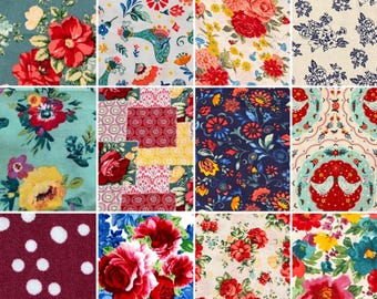 Pioneer Woman Fabric Fat Quarters 100% Cotton very soft for quilting baby blankets swaddles crafts pillow cases