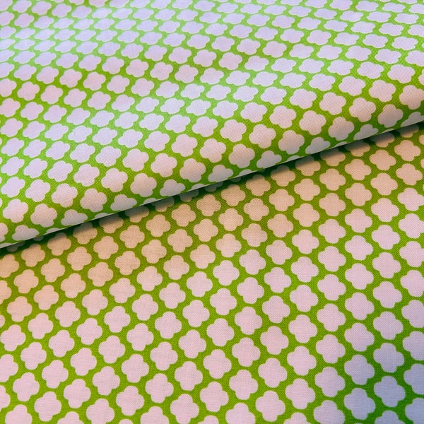 Green lattice fabric by the Yard 100% Cotton for Clothing, Crafts quilting waverly inspirations