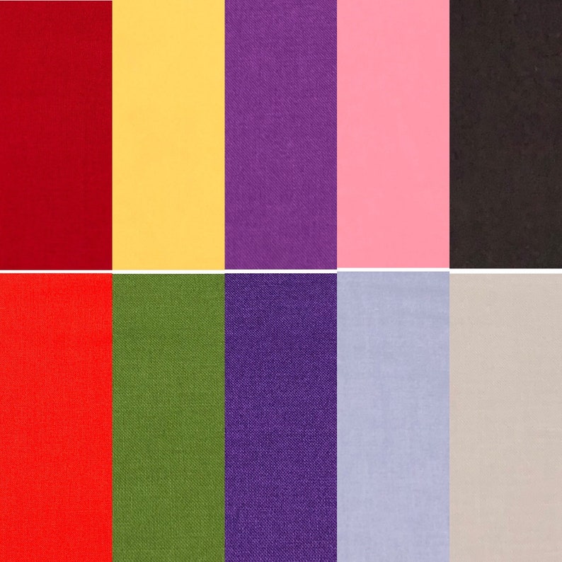 Kona Cotton Fabric by the yard 100 Cotton for Clothing Etsy