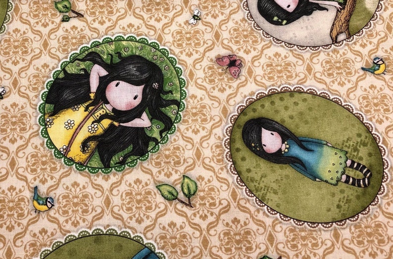 Santoro Gorjuss Fabric Fat Quarter 100 Cotton Clothing Crafts Etsy