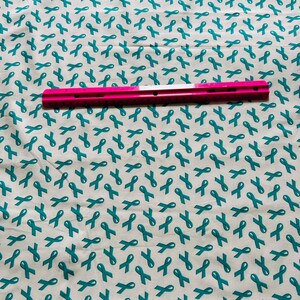 Ovarian Cancer Ribbon Fabric by the Yard 100% Cotton for Crafts ...