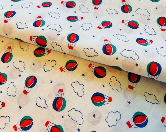 Hot Air Balloon Fabric Hot Air Balloons by Jillbyers Hot Air Balloon Modern Nursery Decor Cotton