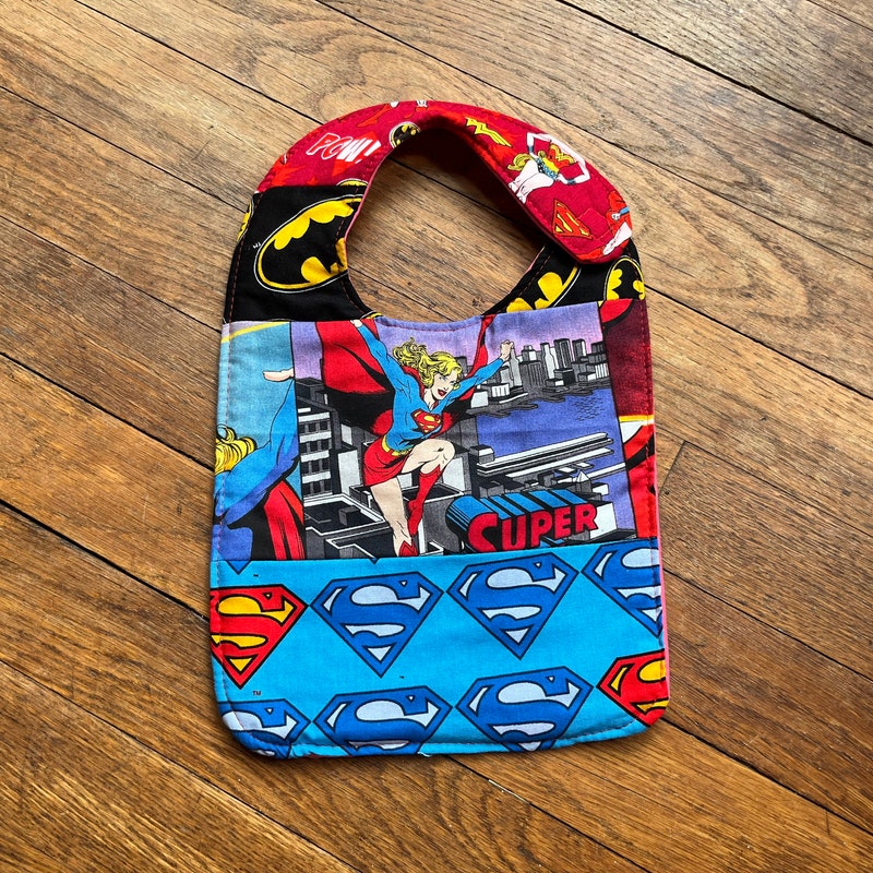 Super Hero Bib For Super Hero Kids #jE54