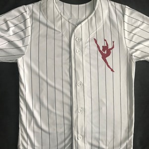 Dance Baseball Jersey - Glitter Team Name on Front / Last Name and 19 on Back