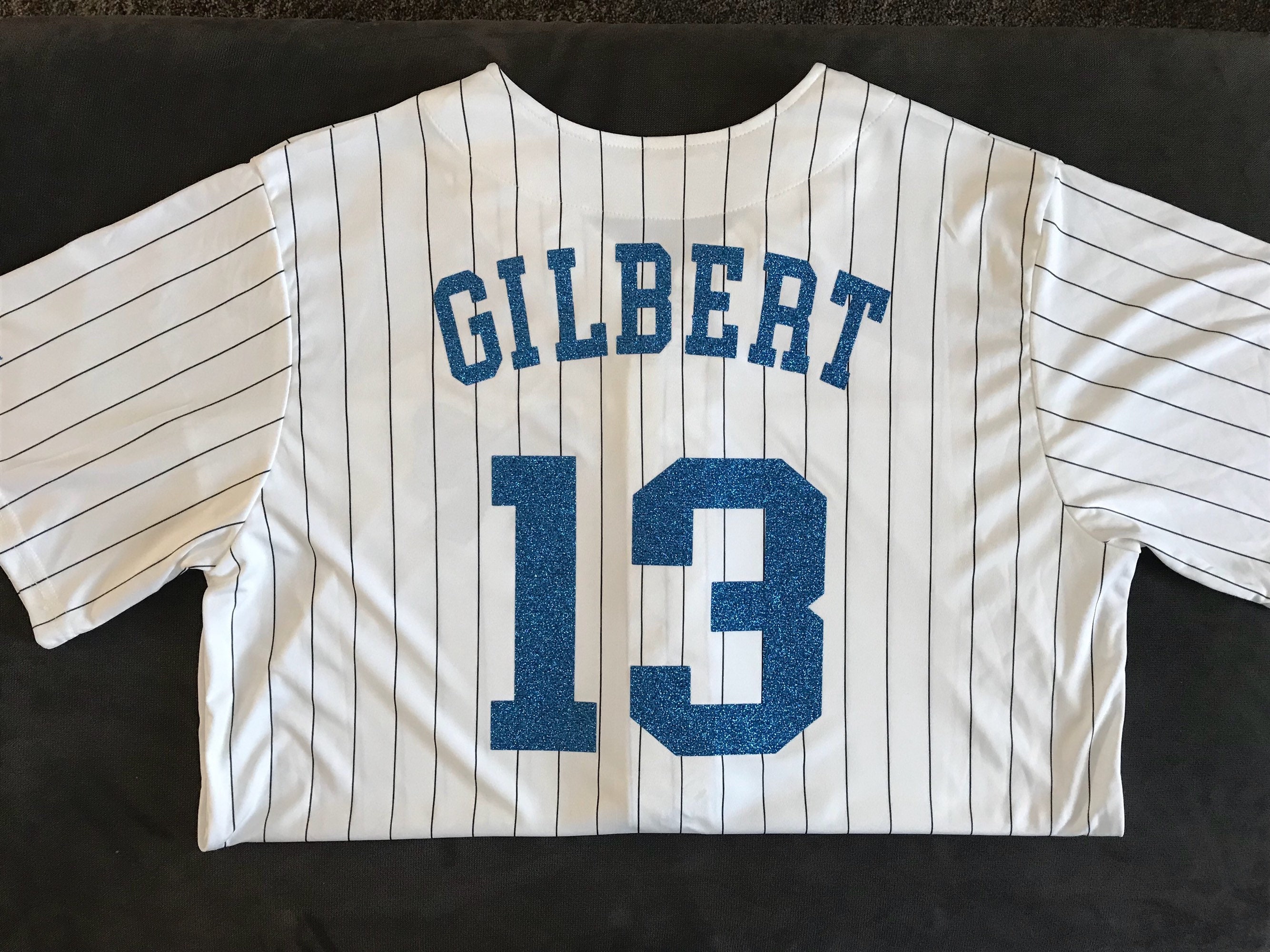 Cheerleading or Dance Baseball Jersey Glitter and Rhinestone Etsy