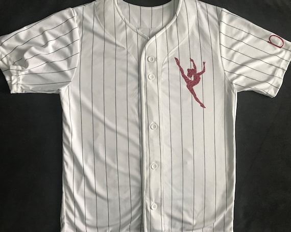 Dance Baseball Jersey Glitter Team Name 